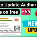How to Update Aadhaar card online on free