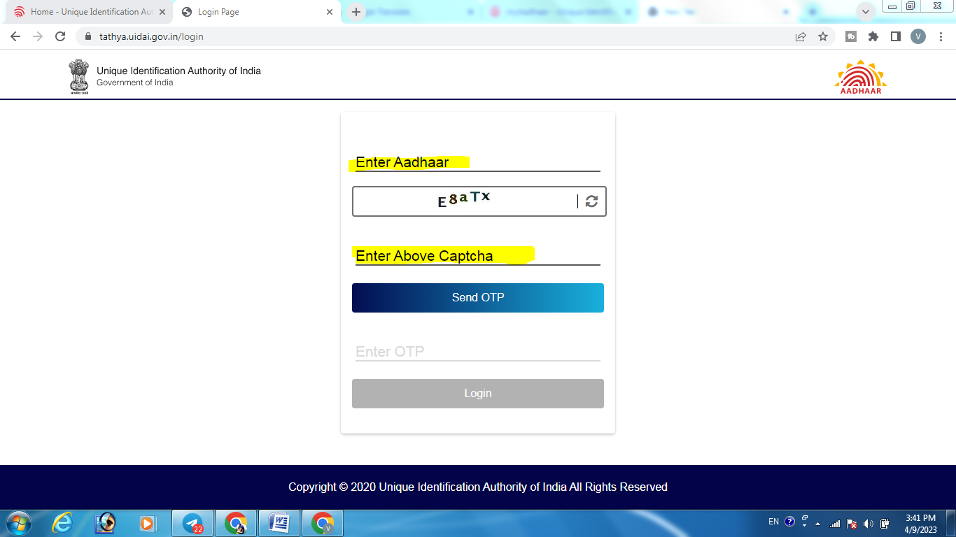 How to Update Aadhaar card online on free