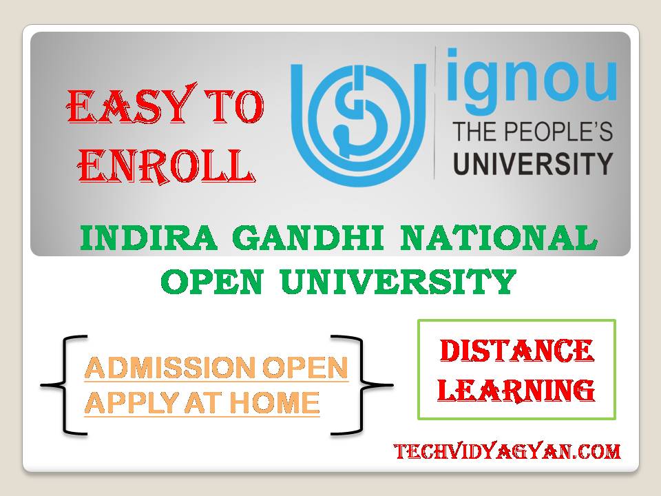 IGNOU-Open Distance Learning
